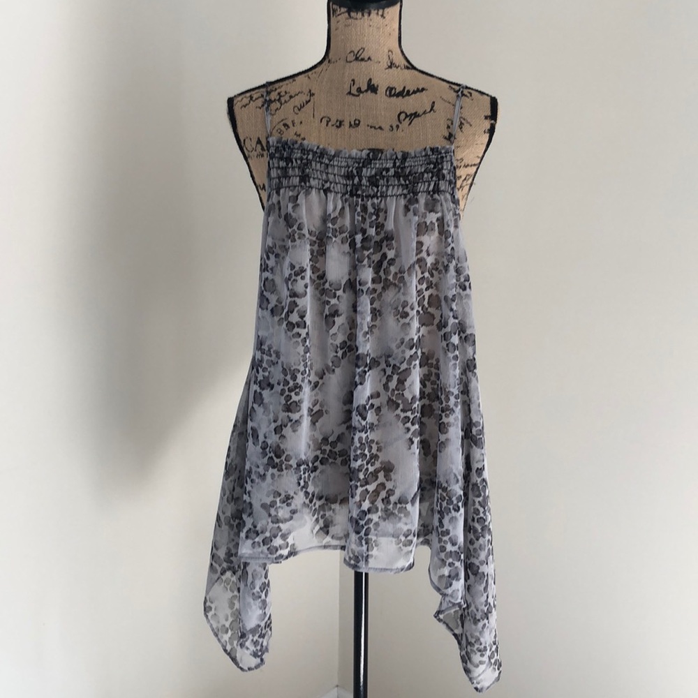 West Kei Shear Leopard Print Tunic